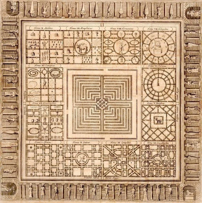 Illustration accompanying The First Mega-Dungeon? in Ancient Mega Dungeons