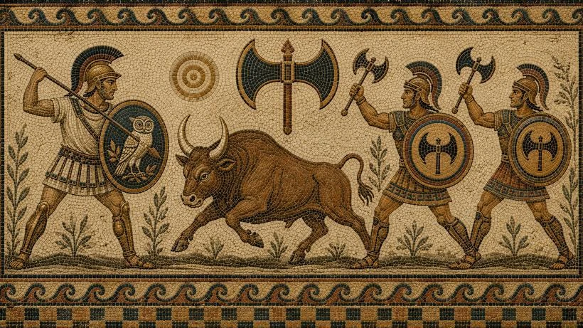 Illustration accompanying The First Dungeon Crawl? in Ancient Mega Dungeons