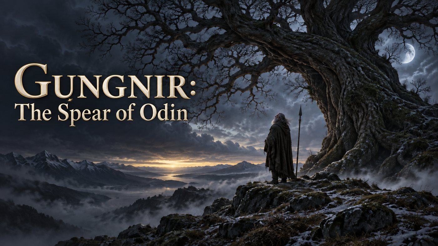 Illustration for Gungnir: The Spear of Odin